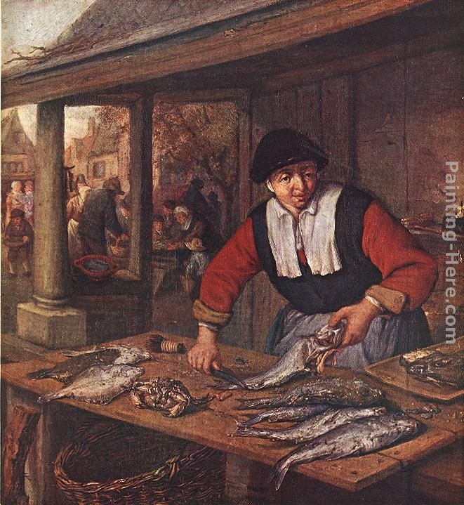 Adriaen van Ostade The Fishwife